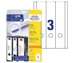 Cumpara ieftin Etichete universale AVERY L4759-10 pentru biblioraft (30 Etichete cu Ultra Grip, 61 x 297 mm) 9 Foi, Alb - RESIGILAT