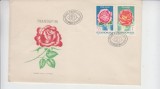 C12 - FDC Romania - Trandafiri - LP739 - 1970, Romania de la 1950, Flora