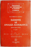 Elemente de analiza matematica pentru clasa a XII-a &ndash; Mircea Ganga