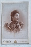 Cabinet photo Emilie R. Speck &ndash; C&acirc;mpulung &ndash; c. 1895&ndash;1900 &ndash; 10,8&times;16,8 cm