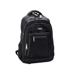 Rucsac textil negru 31 x 19 x 50 cm