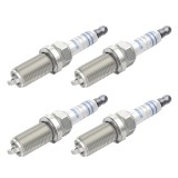 Set 4 bujii scanteie Bosch pentru Citroen C3, Xsara, Fiat Scudo, Hyundai ix35, Santa Fe, Sonata, Kia Sorento, Sportage, Nissan Almera, Micra, Primera,