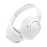 Casti JBL Tune 780NC Wireless Over-Ear, Alb, Adaptive Noise Cancelling, Bluetooth 6.0, JBL Pure Bass, Autonomie 76h, Multipoint, Microfon, Pliabile