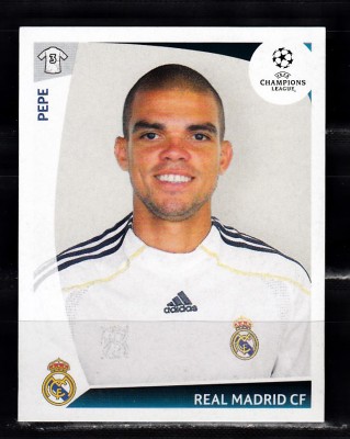 B10 - Sticker fotbal - UEFA Champions League - editia 2009 - 2010 - nr 160 - Real Madrid foto