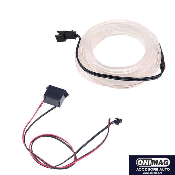 Neon Lumina Ambientala Auto 2M Alb