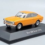 Macheta Fiat 1600 Sport (1970) orange scara 1:43 retro pentru colectionari