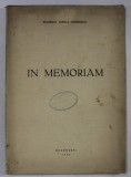 IN MEMORIAM , versuri de FLORICA IORGA - CHIRESCU ( FIICA LUI N. IORGA ), 1945