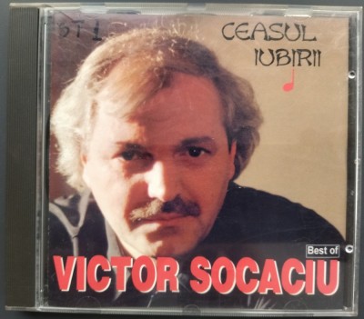 CD ORIGINAL ALPHA SOUND: BEST OF VICTOR SOCACIU - CEASUL IUBIRII (1996) foto