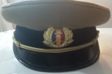 M1 5 - Cascheta militara - post 89 - culoare neagra topograf - piesa de colectie