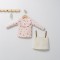 Set elegant cu fustita si bluzita pentru bebelusi Paris Love, Tongs baby (Marime: 18-24 Luni, Culoare: Ecru)