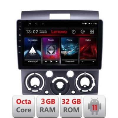 Navigatie Ford Ranger Mazda BT50 2007-2012 Octa Core cu Android Radio Bluetooth Internet GPS WIFI DSP 3+32GB LENOVO LITE CarStore Technology foto