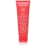 Apivita Bee Sun Safe crema tonifianta SPF 50+ 50 ml