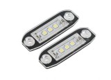 Set lampa numar Volvo C70, 202010; S40/V50, 10.202012; S60/V60, 202017; S80, 202013; V70, 20; XC60, 2013; XC70, 03.20; XC90, 20, Stanga=Dreapta,