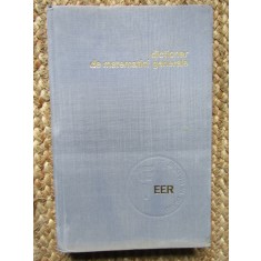 DICTIONAR DE MATEMATICI GENERALE-VASILE BOBANCU