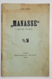 &#039; MANASSE &#039; NOTITE CRITICE de CONST. GRAUR , 1904