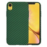 Husa iPhone XR Asteroid GSM Carbonite FiberShell, verde