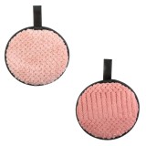 Set Bureti Demachianti Rotunzi, 2 buc, 11 cm, Roz Somon, CMCLASS