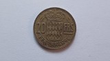 Monaco- 20 franci/francs 1951, Europa