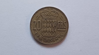 Monaco- 20 franci/francs 1951 foto