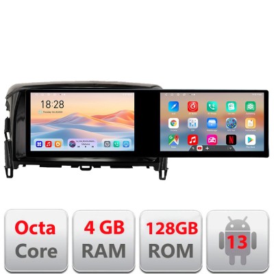 Navigatie Mitsubishi Eclipse Cross 2017- Edotec 2 ecrane 8 core 4+128 21.6 inch Incell android Wifi 5Ghz gps internet Kit-cross-eu CarStore Technology foto