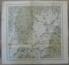 Kezdi-Vasarhely (Targu Secuiesc)// harta Serviciul Geografic Armatei 1916 foto