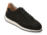 Cumpara ieftin Pantofi sport OTTER negri, G200, din piele intoarsa