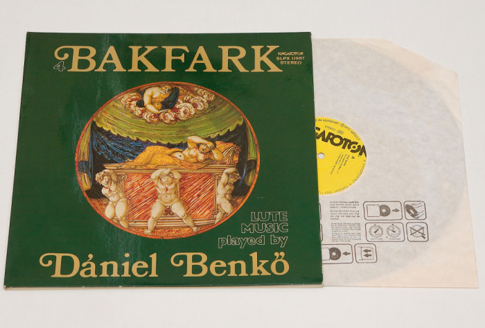D&aacute;niel Benkő &ndash; Bakfark 4 - disc vinil ( vinyl , LP ) NOU