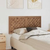 vidaXL Tăblie cap Pe perete natural 120 cm Lemn solid de tec 42024566
