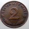 2.628 GERMANIA 2 REICHSPFENNIG 1938 D