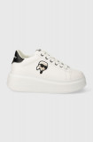 Cumpara ieftin Karl Lagerfeld sneakers din piele ANAKAPRI culoarea alb, KL63530N