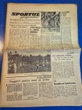 ziarul sportul popular 13 septembrie 1966 - fotbal dinamo bacau ,CFR timisoara