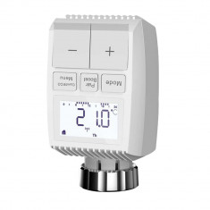 Cap termostat pentru calorifer Smart, Digital, WiFi, Aplicatie si control vocal, Ecran LCD foto