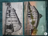 Regalitate Romania, grup doua carti postale Caransebesul Vechi, Circulata, Printata