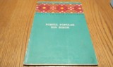 PORTUL POPULAR DIN BIHOR - Nicolae Dunare - Editura de Stat pentru Literatura si Arta, 1957, 64 p.; tiraj: 5110 ex.