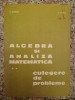 Algebra Si Analiza Matematica Vol.2 Culegere De Probleme - D.flondor N.donciu , B68