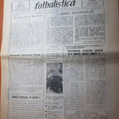 ziarul saptamana fotbalistica 7 aprilie 1990-articol ilie balaci,gica popescu
