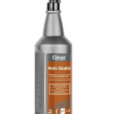 Clinex Anti-static, 1 Litru, Cu Pulverizator, Solutie Curatare Diverse Suprafete Cu Efect Antistatic