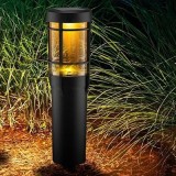 Lampa Solara LED Rovo FL867, lumina alb cald, 3000 K, picior cu tarus