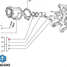 Segment original Piaggio Hexagon 2T 150cc diametru 60.60 mm (pret per bucata)