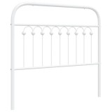 Cumpara ieftin Tablie de pat de schimb metalica, alb, 100 cm