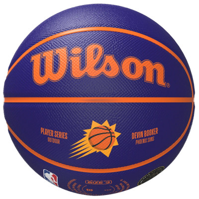 Mingi de baschet Wilson NBA Player Icon Devin Booker Mini Ball WZ4019801XB violet foto