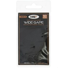 C&acirc;rlige Crap NGT Teflon Coated Wide Gape Hooks - 8
