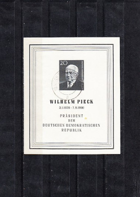 M2 C3 - Timbre foarte vechi - Germania Democrata - DDR - colita foto