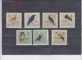 A12 S3 1 - Timbre foarte vechi - Polonia - pasari salbatice, Fauna, Stampilat