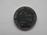 1 FRANC 1982 STATELE AFRICANE DE VEST, Africa