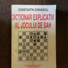 Constantin Zarnescu Dictionar explicativ al jocului de sah