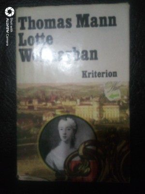 Lotte Weimarban-Thomas Mann foto