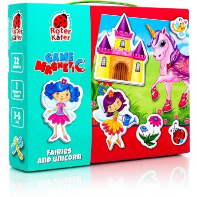 Joc Magnetic Zane si Unicorni Roter Kafer RK2070-08 foto