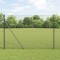 Gossi gard din sarma sudata cu 7 stalpi gri 1.4x50 m otel