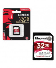 Secure digital card kingston 32gb sdhc clasa 10 uhs-i 100mb/s foto